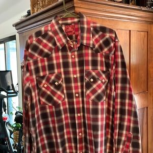 Lucky Brand Pearl Snap long sleeve shirt